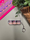 Customizable Hmong Fidget Keychains (3 Buttons)