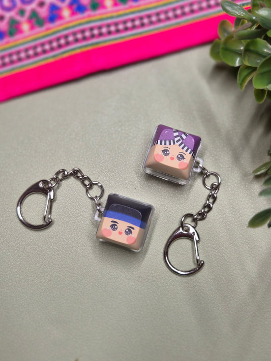 Hmong Fidget Keychains (1 Button)