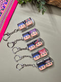 Customizable Hmong Fidget Keychains (2 Buttons)