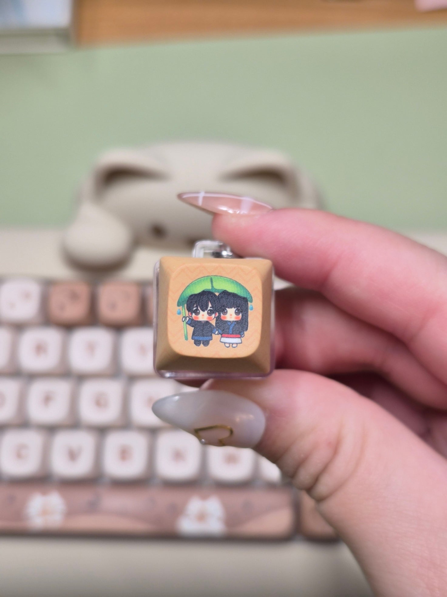 Hmong Couple Fidget Keychain