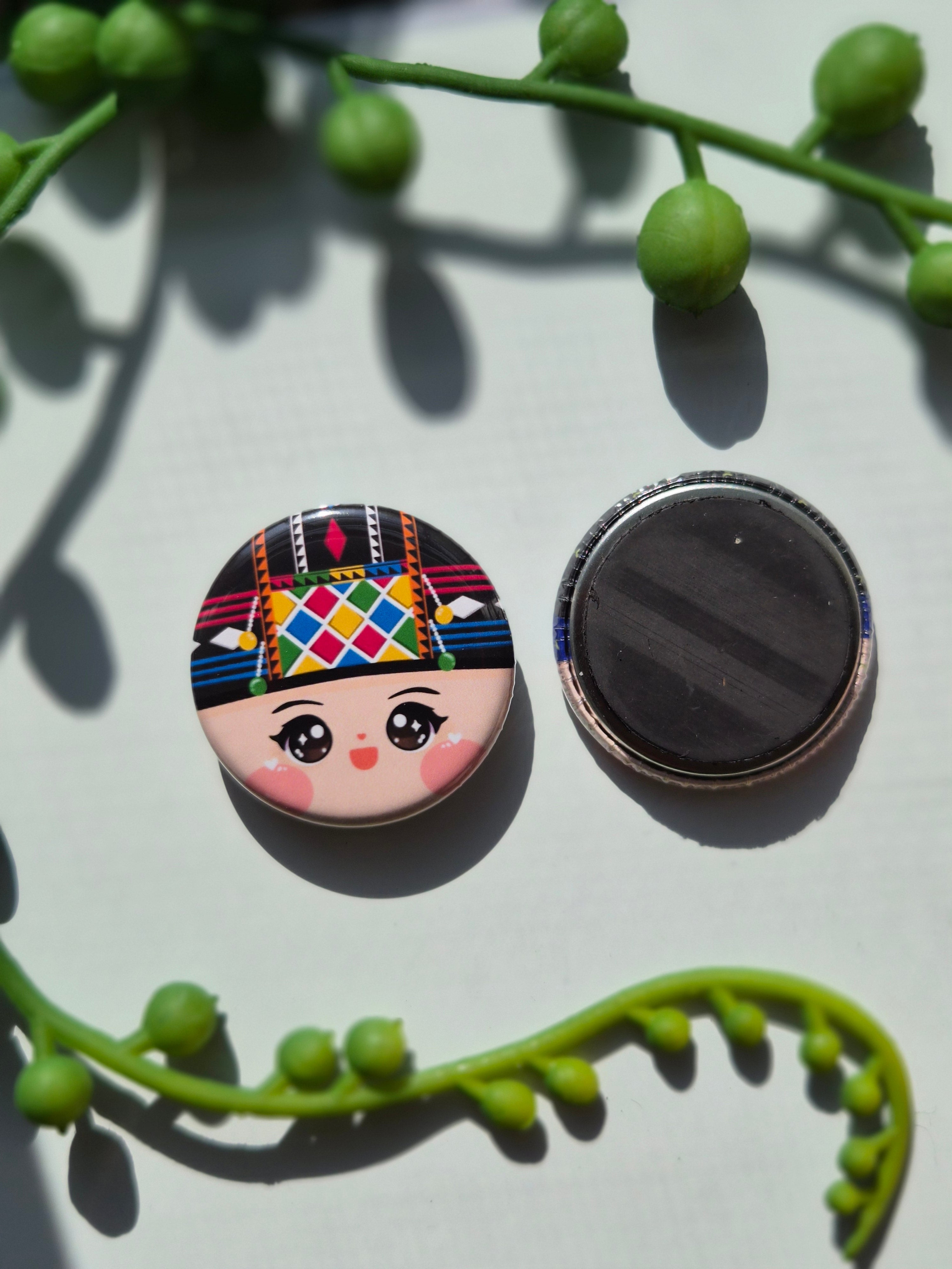 Hmong Magnet Button