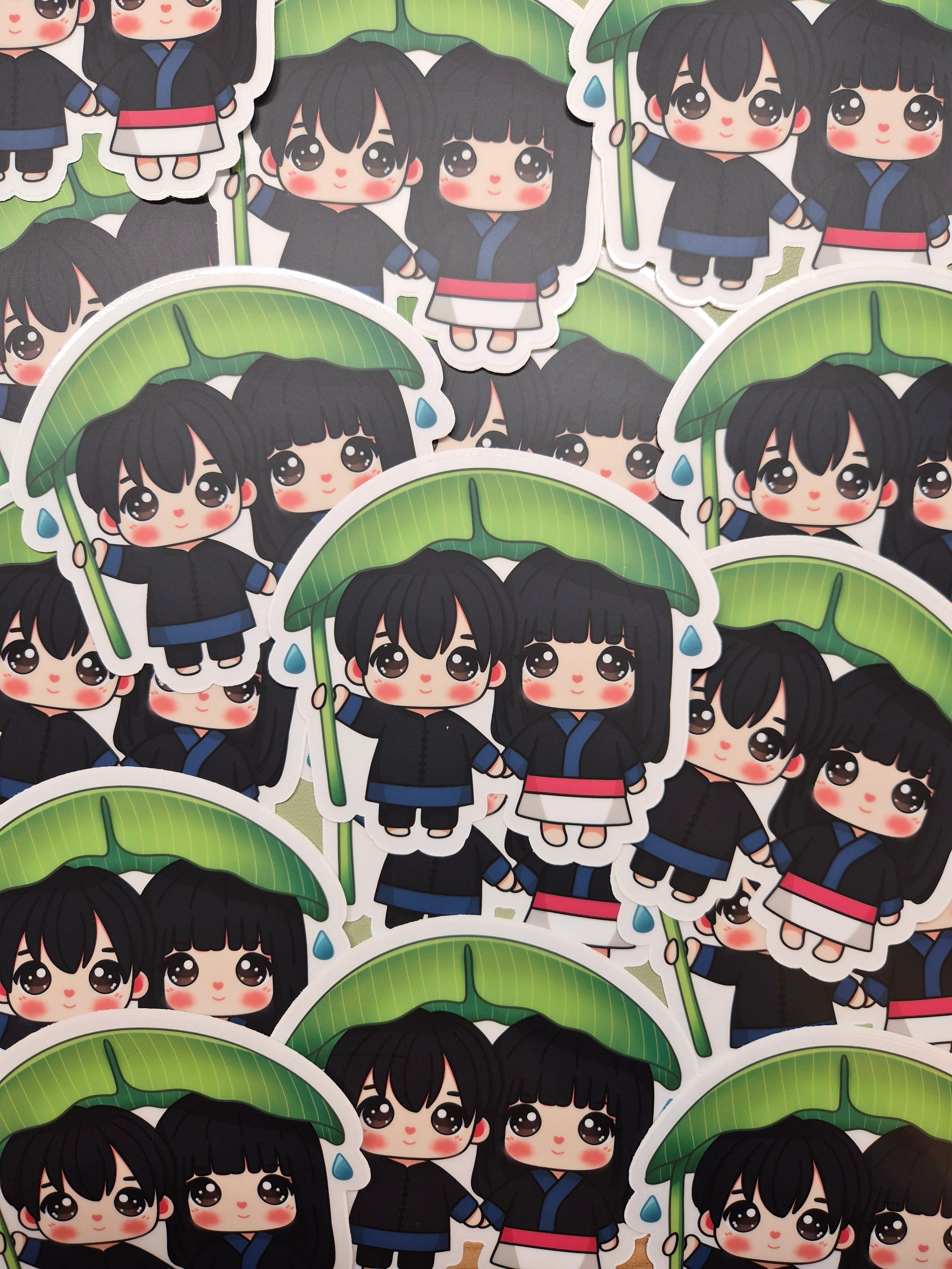 5" Hmong Couple Vinyl Sticker