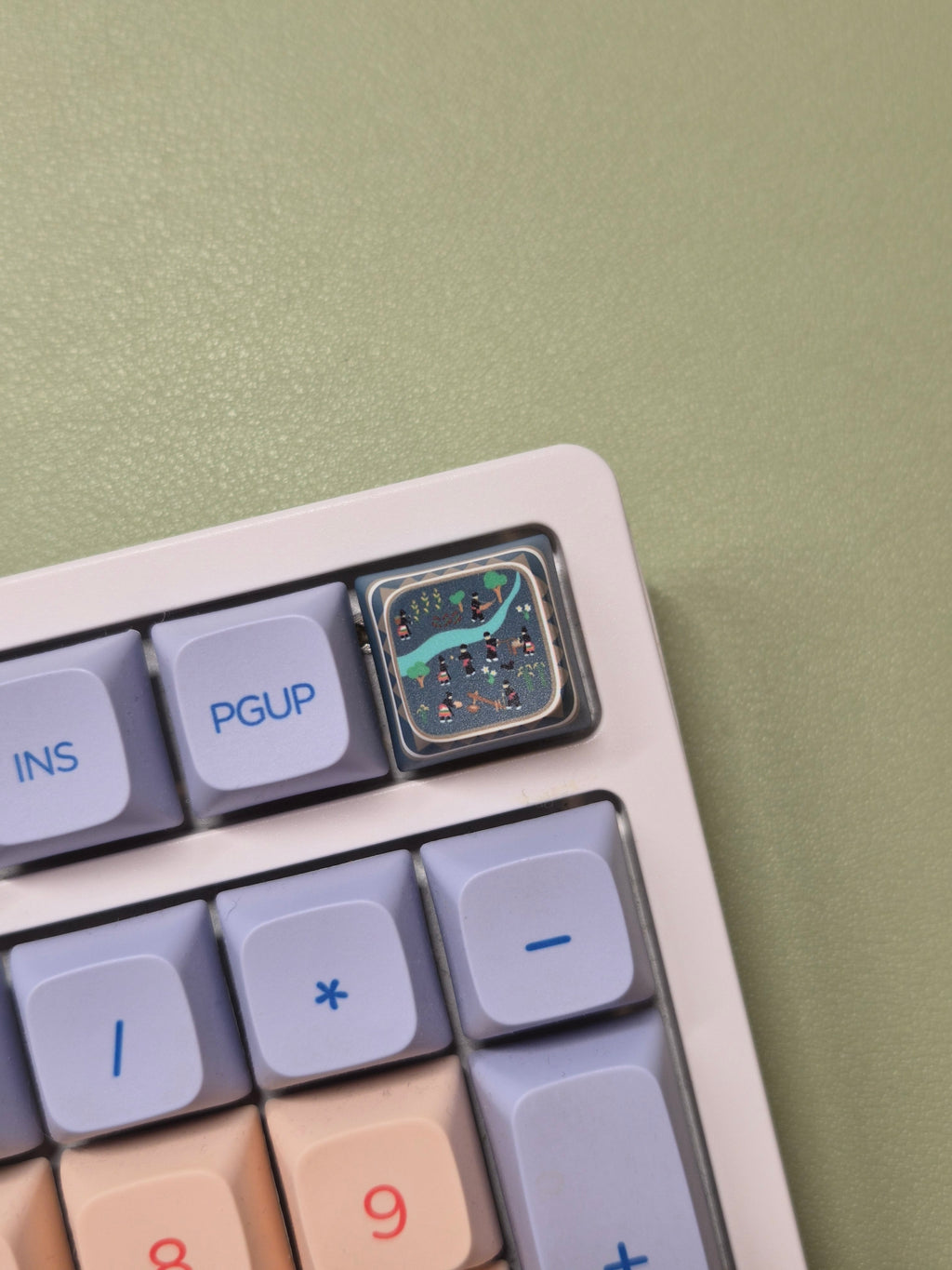Hmong Story Cloth Keycap