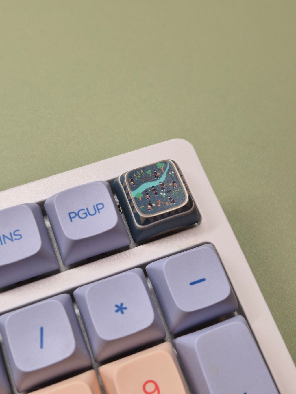 Hmong Story Cloth Keycap