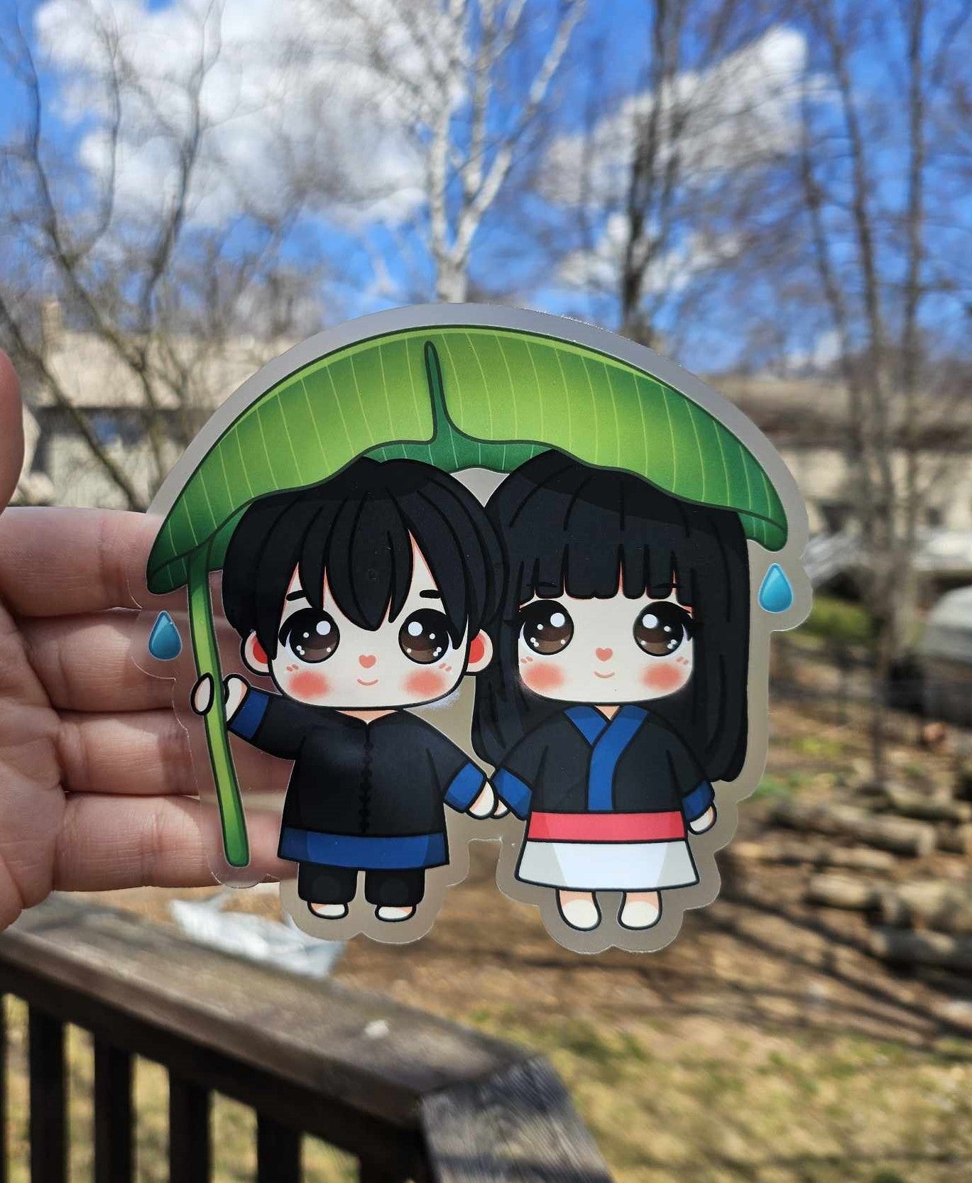 5" Hmong Couple Vinyl Sticker